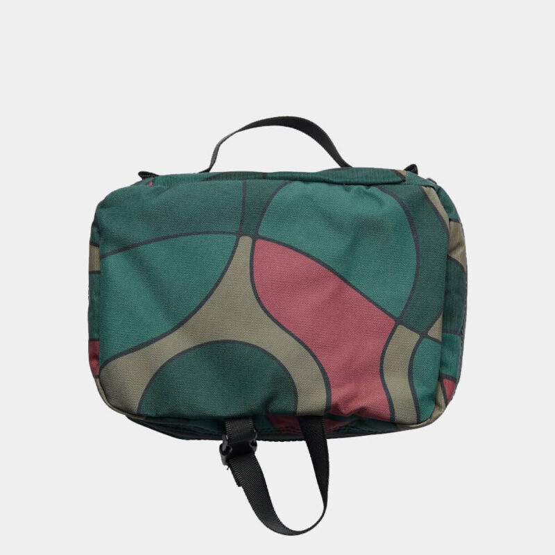 Parra Trees in Wind Toiletry Bag, camo green - Image 2