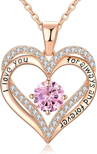 18K Rose Gold Necklaces for Women Birthday Gifts for Women Jewelry for Women